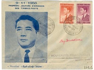 Reproduction of President Ngo Dinh Diem's Signature